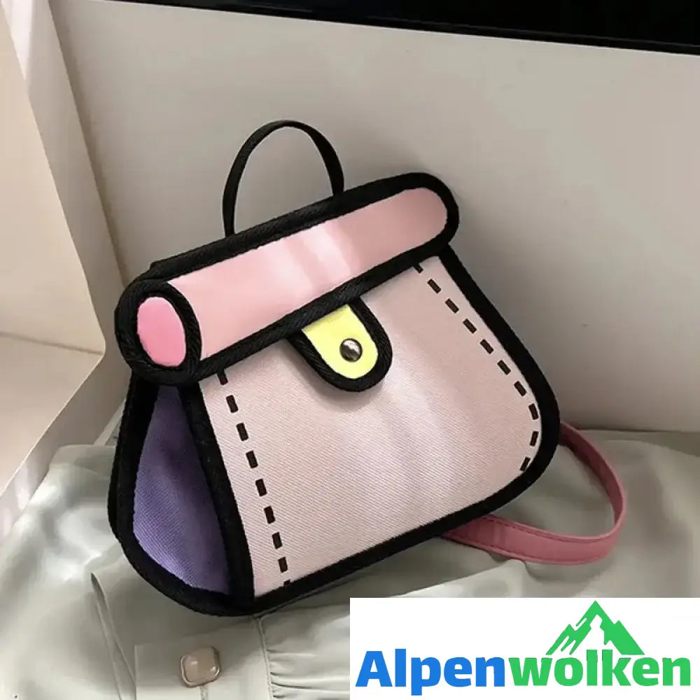 Alpenwolken - 💗2D Niedliche Karikatur-Umhängetasche💗