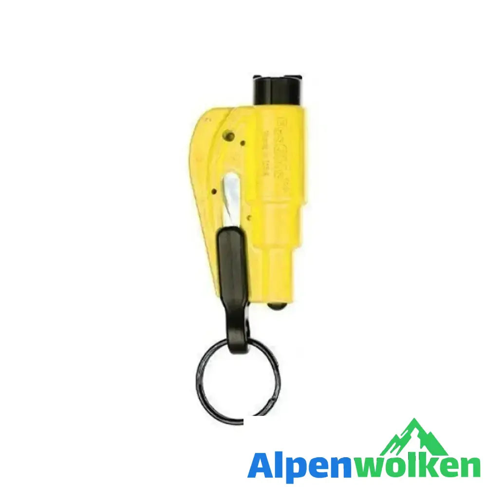 Alpenwolken - 3-in-1 Auto Sicherheitshammer gelb