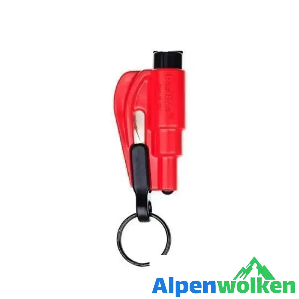 Alpenwolken - 3-in-1 Auto Sicherheitshammer rot