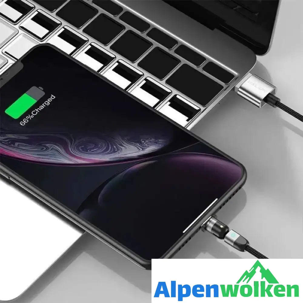 Alpenwolken - 3-IN-1 DESIGN 360 ° Magnetkabel