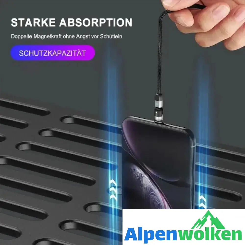 Alpenwolken - 3-IN-1 DESIGN 360 ° Magnetkabel