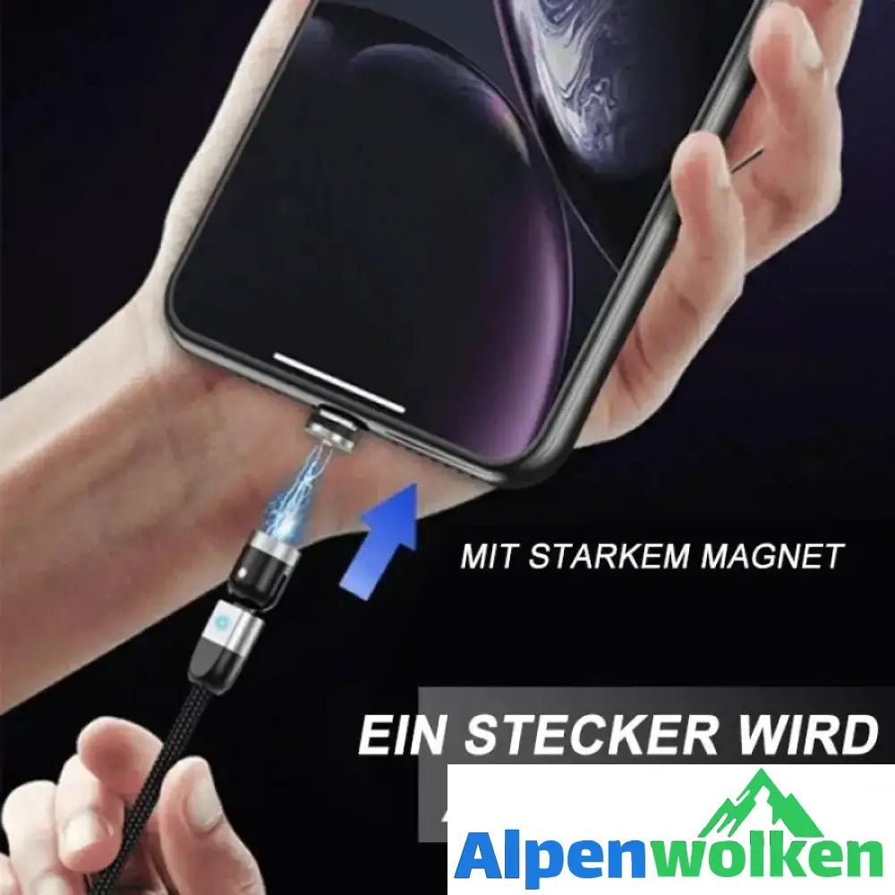 Alpenwolken - 3-IN-1 DESIGN 360 ° Magnetkabel