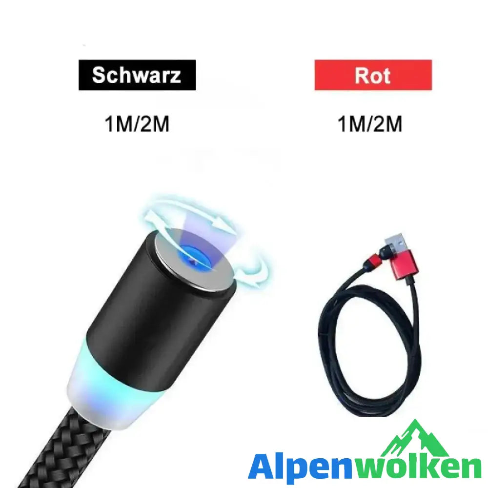 Alpenwolken - 3-IN-1 DESIGN 360 ° Magnetkabel