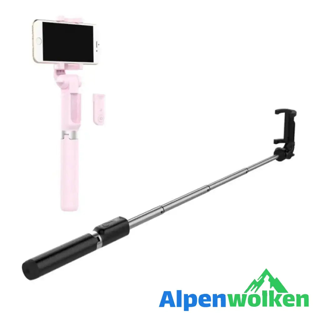 Alpenwolken - 3 in 1 drahtloser Bluetooth Selfie Stick