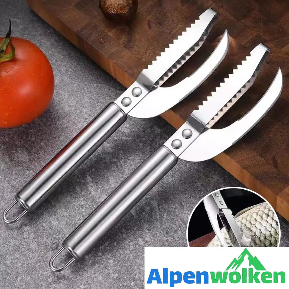 Alpenwolken - 3-in-1 Fischschuppenmesser