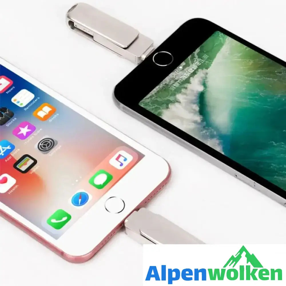 Alpenwolken - 3-IN-1 Handy USB-Stick