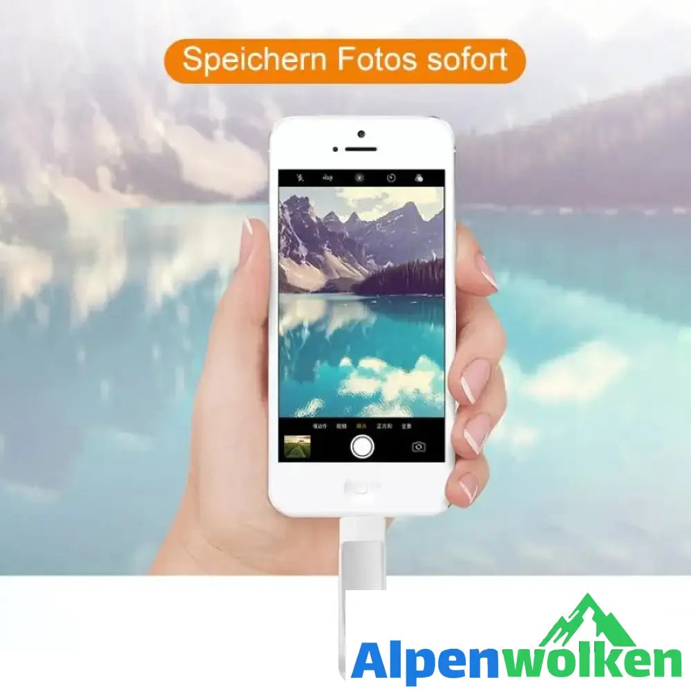 Alpenwolken - 3-IN-1 Handy USB-Stick