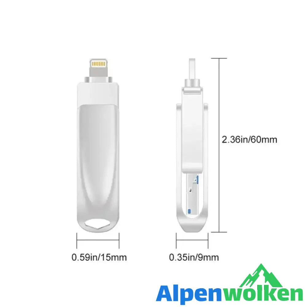 Alpenwolken - 3-IN-1 Handy USB-Stick