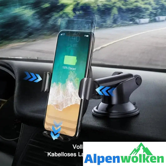 Alpenwolken - 3 in 1 Kabelloses Ladegerät und Autotelefonhalter