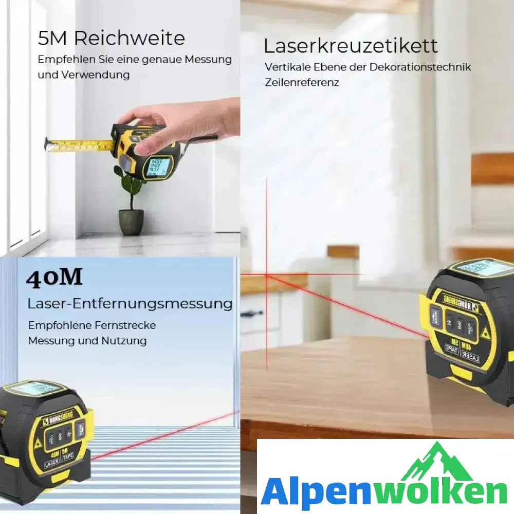 Alpenwolken - 3-in-1-Laser-Entfernungsmesser