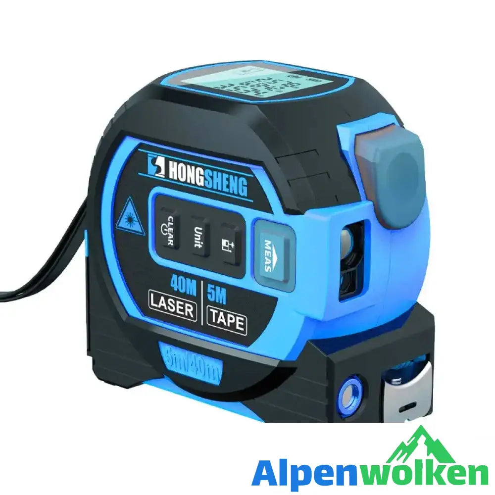 Alpenwolken - 3-in-1-Laser-Entfernungsmesser Blau-40 m