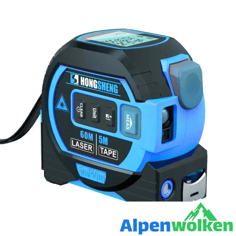 Alpenwolken - 3-in-1-Laser-Entfernungsmesser Blau-60 m