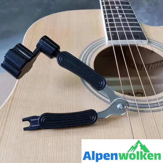 Alpenwolken - 3-in-1-Tool zum Wechseln der Gitarrensaiten