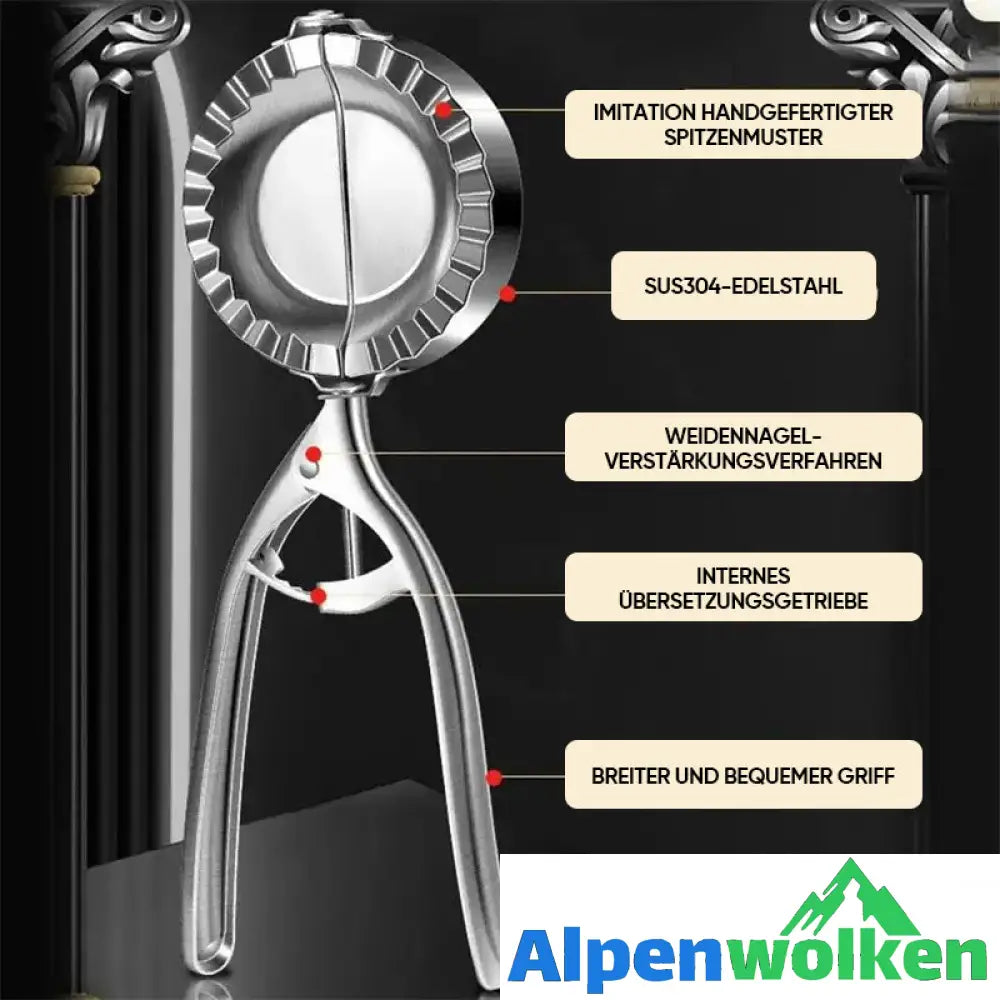 Alpenwolken - 304 Edelstahl Knödel Haut Presse Form