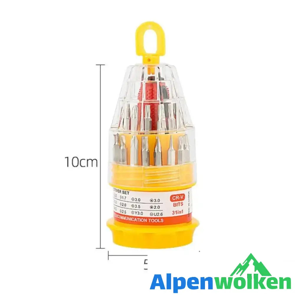 Alpenwolken - 31-in-1-Schraubendrehersatz