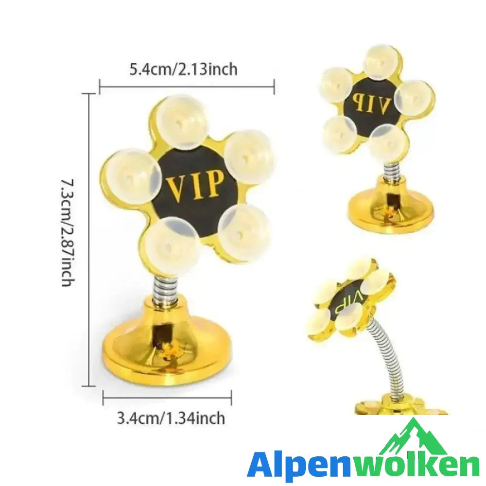 Alpenwolken - 360 ° Drehbarer Blumen Handyhalter