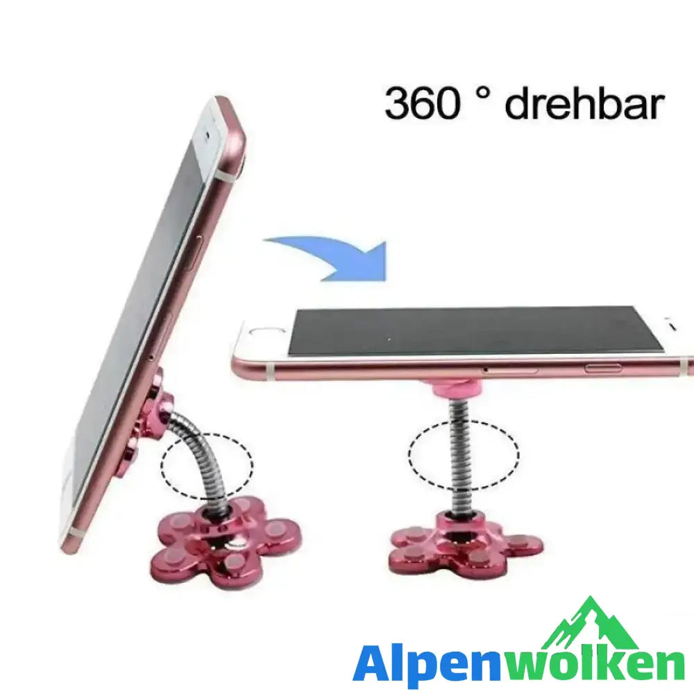 Alpenwolken - 360 ° Drehbarer Blumen Handyhalter