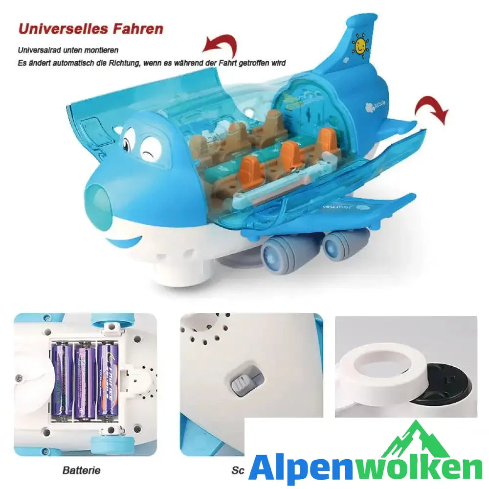 Alpenwolken - 360° drehbares elektrisches Flugzeugspielzeug | abschiedsgeschenk Kindertagesstätte