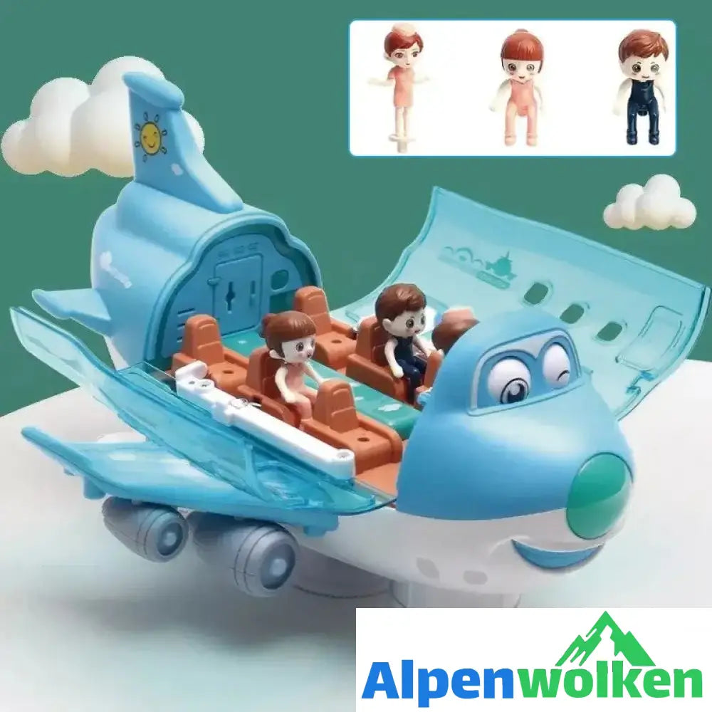 Alpenwolken - 360° drehbares elektrisches Flugzeugspielzeug | abschiedsgeschenk Kindertagesstätte