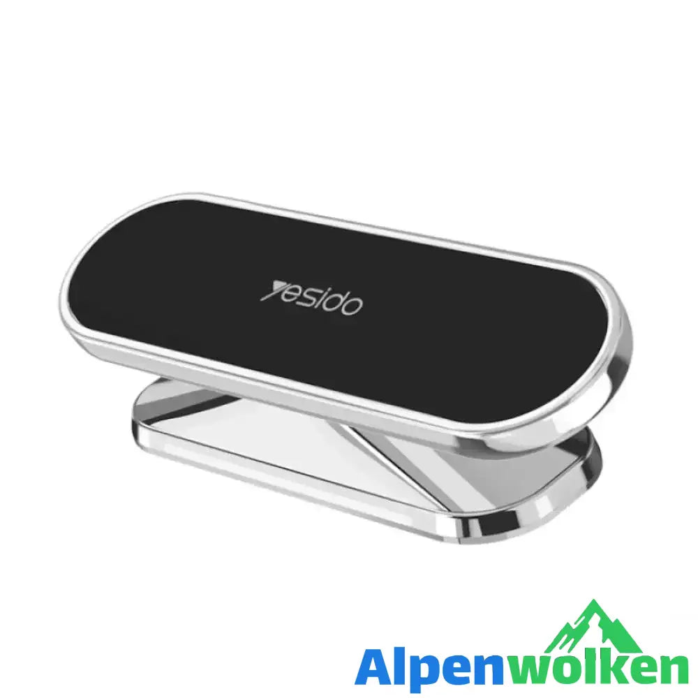 Alpenwolken - 360 Grad drehbarer magnetischer Telefonhalter Silber