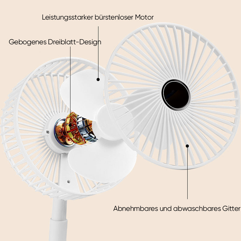 Alpenwolken - Teleskop-Klappventilator