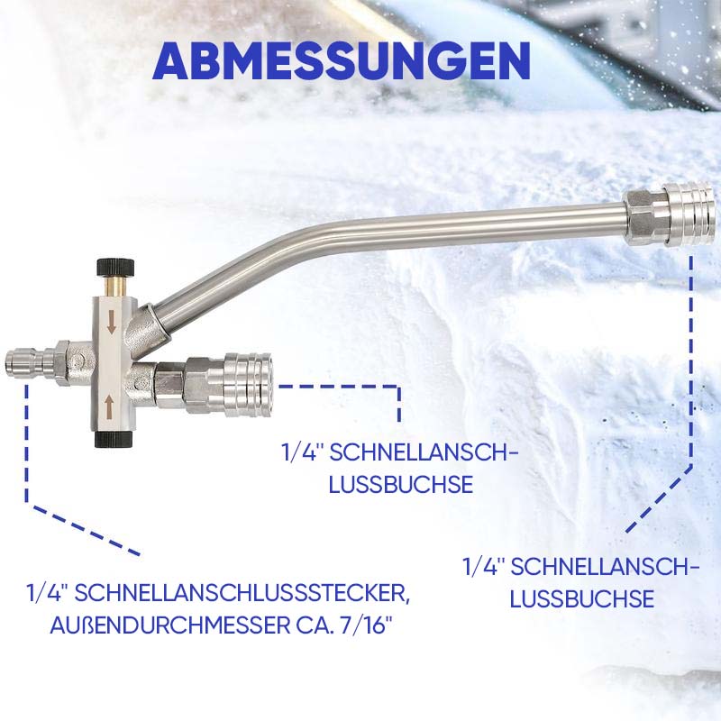 Alpenwolken - Schaumkanonen-Doppelanschluss-Zubehör