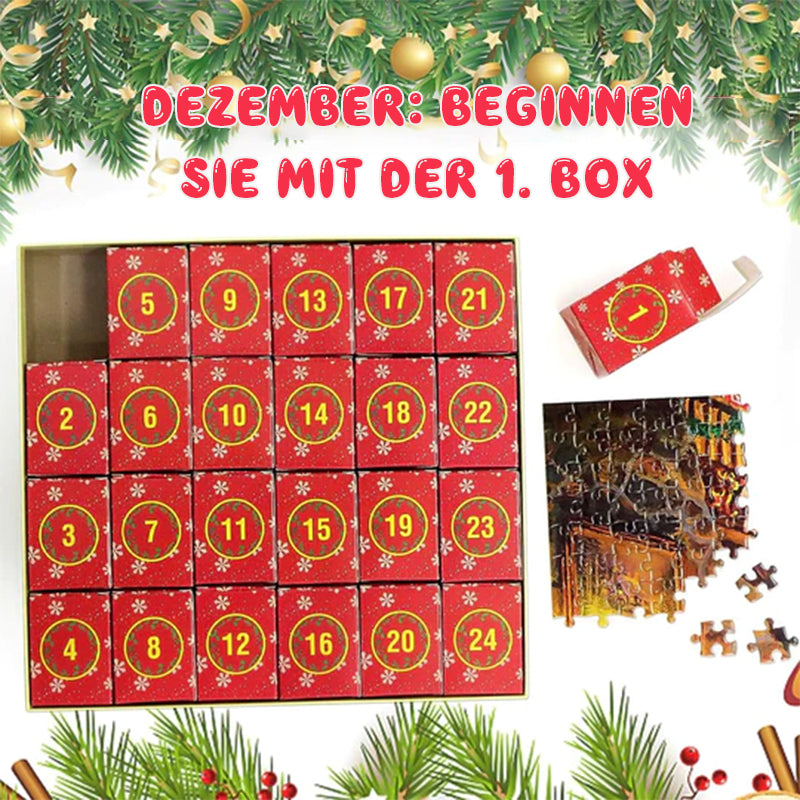 Alpenwolken - Adventskalender 2024 Weihnachtspuzzle