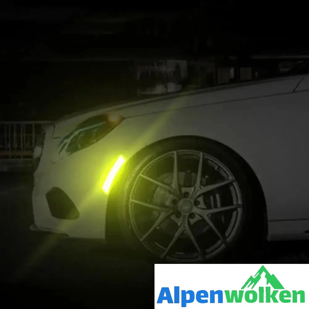 Alpenwolken - 3D Auto reflektierende Warnstreifenaufkleber