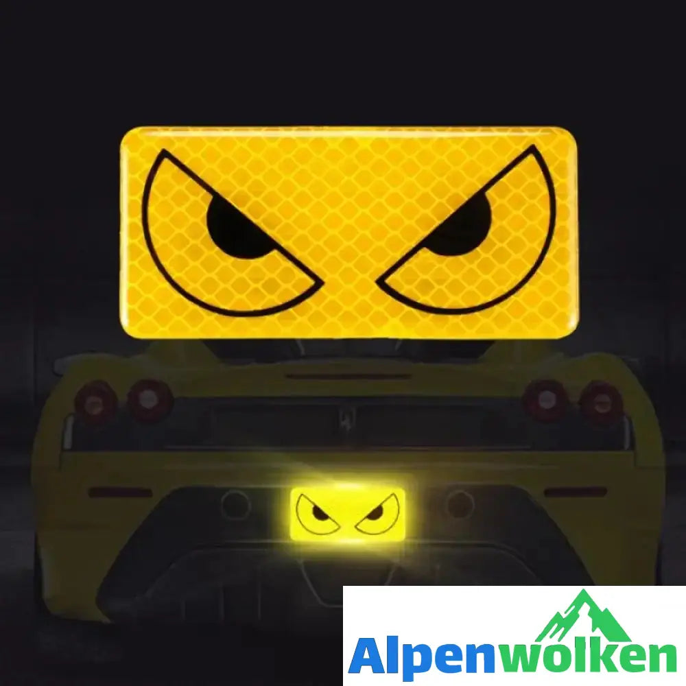 Alpenwolken - 3D Auto reflektierende Warnstreifenaufkleber