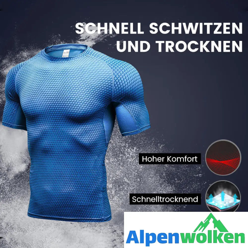 Alpenwolken - 3D-Gedrucktes Fitness-T-Shirt