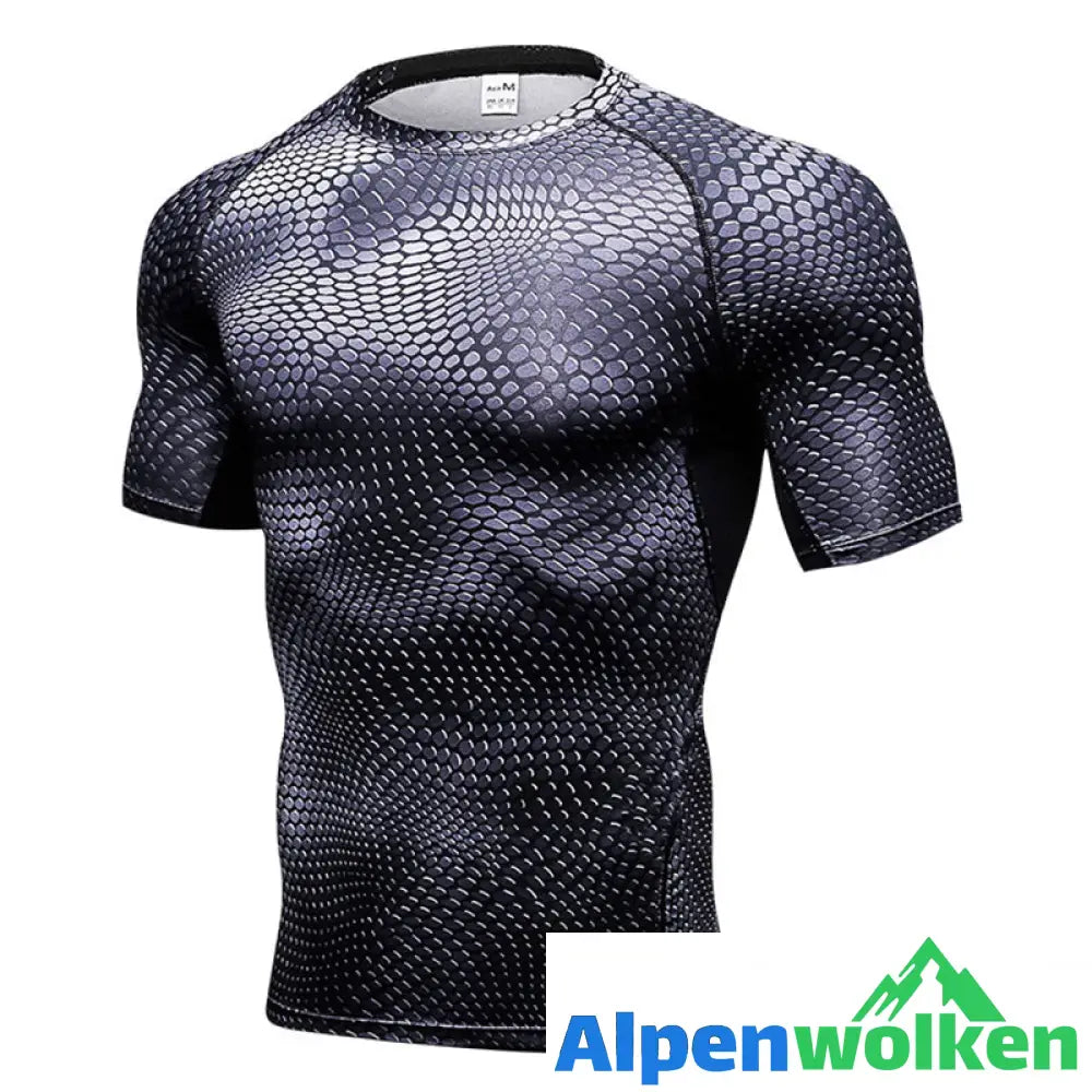 Alpenwolken - 3D-Gedrucktes Fitness-T-Shirt