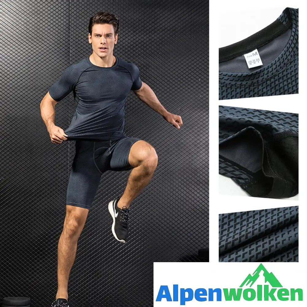 Alpenwolken - 3D-Gedrucktes Fitness-T-Shirt