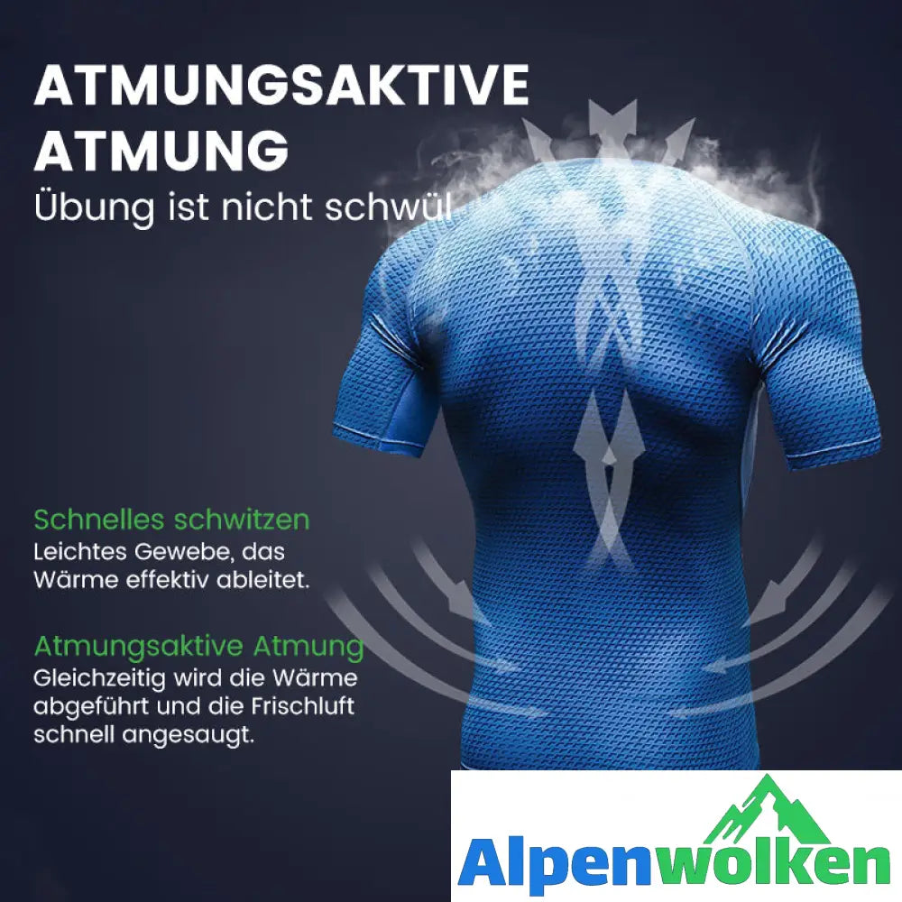 Alpenwolken - 3D-Gedrucktes Fitness-T-Shirt