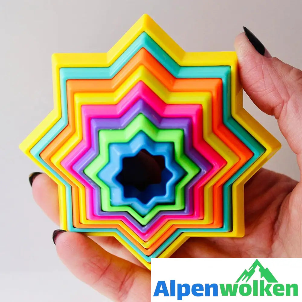 Alpenwolken - 3D Magischer Multifunktionaler Jenga