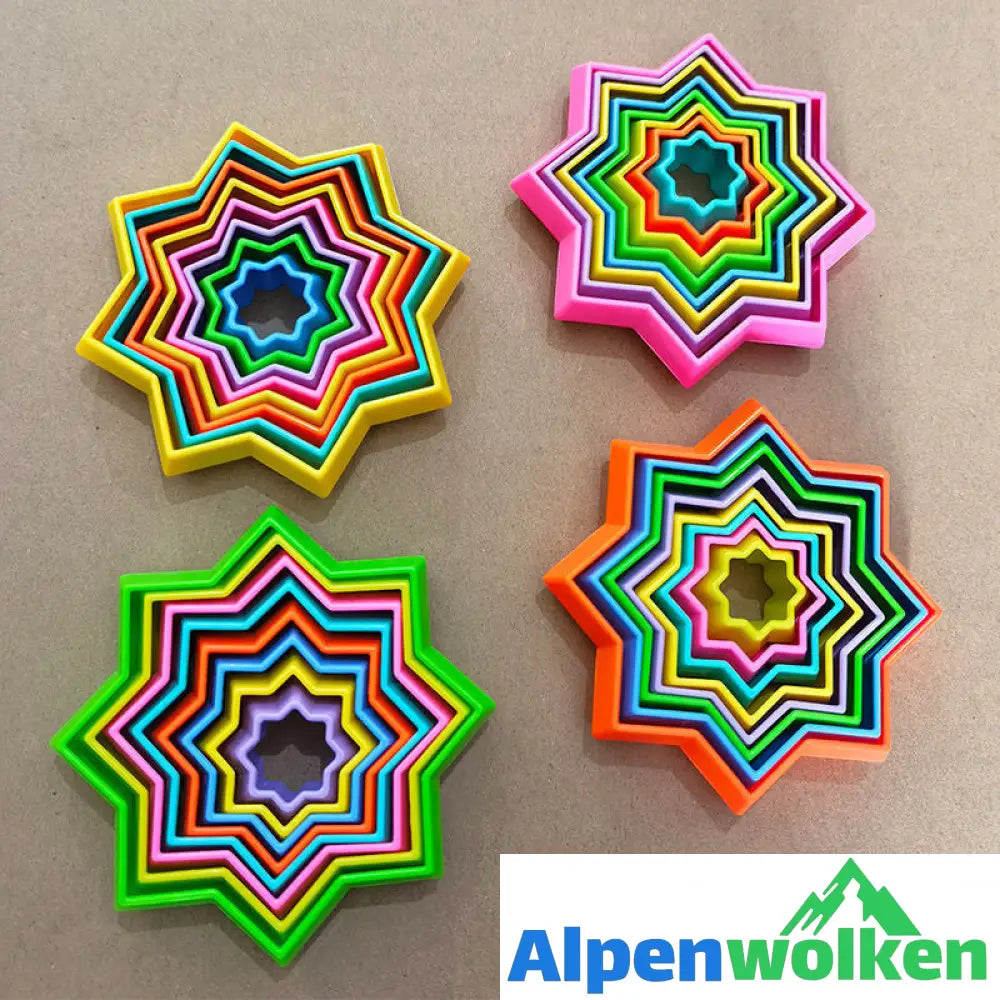 Alpenwolken - 3D Magischer Multifunktionaler Jenga