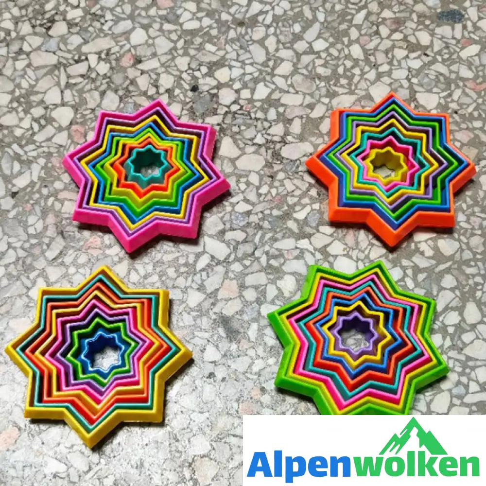 Alpenwolken - 3D Magischer Multifunktionaler Jenga