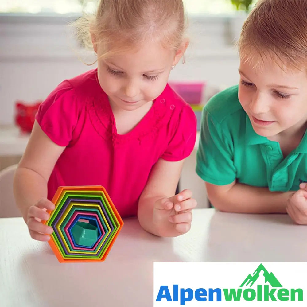 Alpenwolken - 3D Magischer Multifunktionaler Jenga