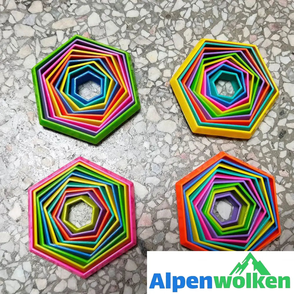 Alpenwolken - 3D Magischer Multifunktionaler Jenga