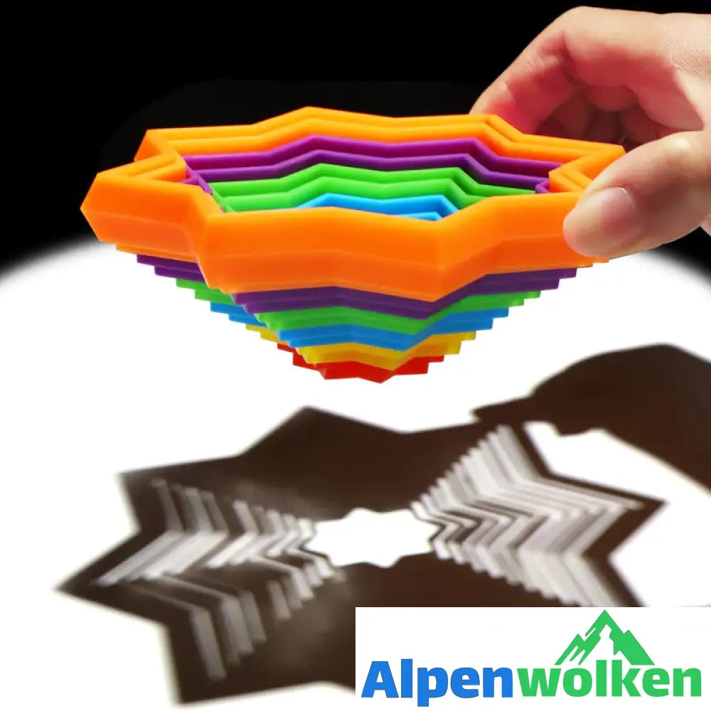 Alpenwolken - 3D Magischer Multifunktionaler Jenga