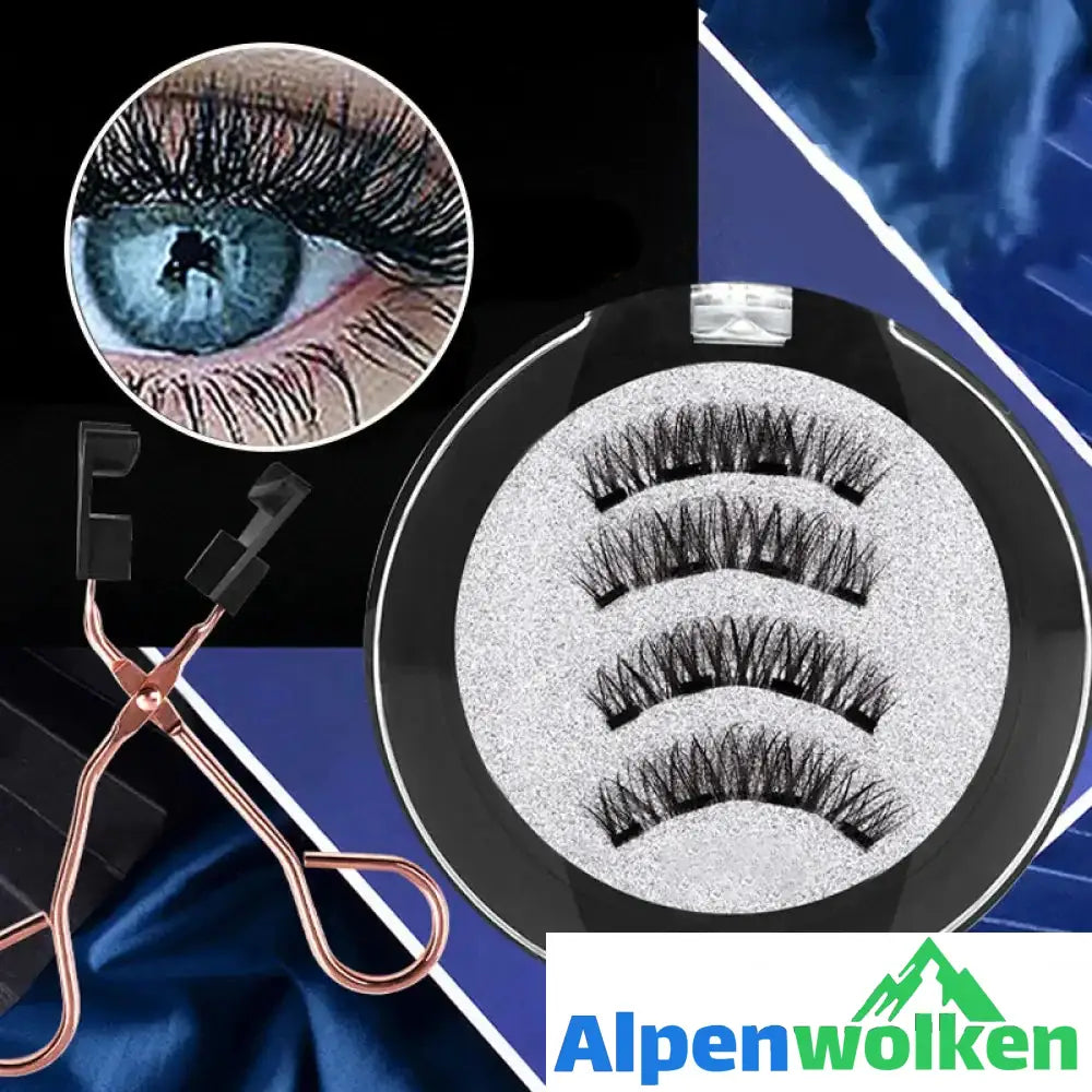 Alpenwolken - 3D Magnetisches Wimpern-Set