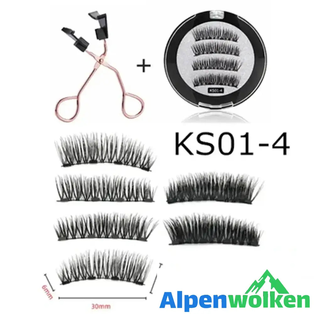 Alpenwolken - 3D Magnetisches Wimpern-Set