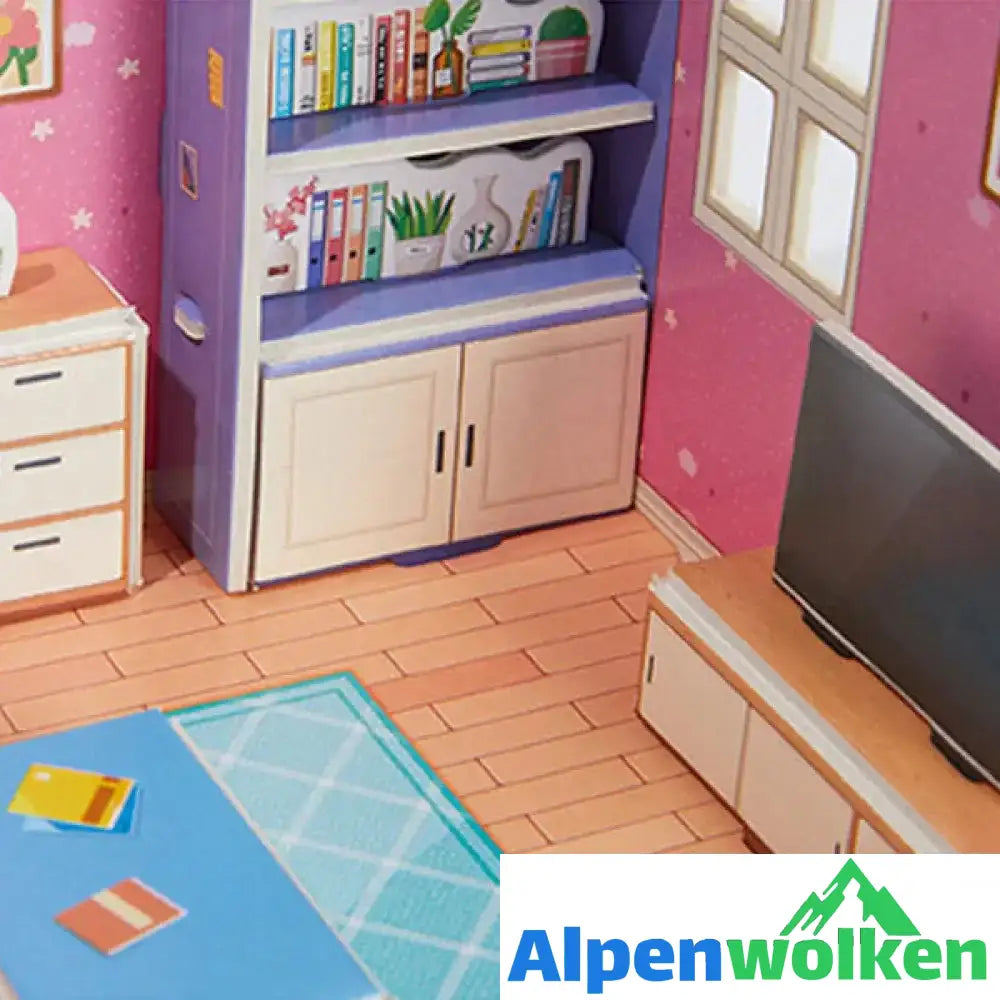 Alpenwolken - 3D Stereoskopisches Puzzle