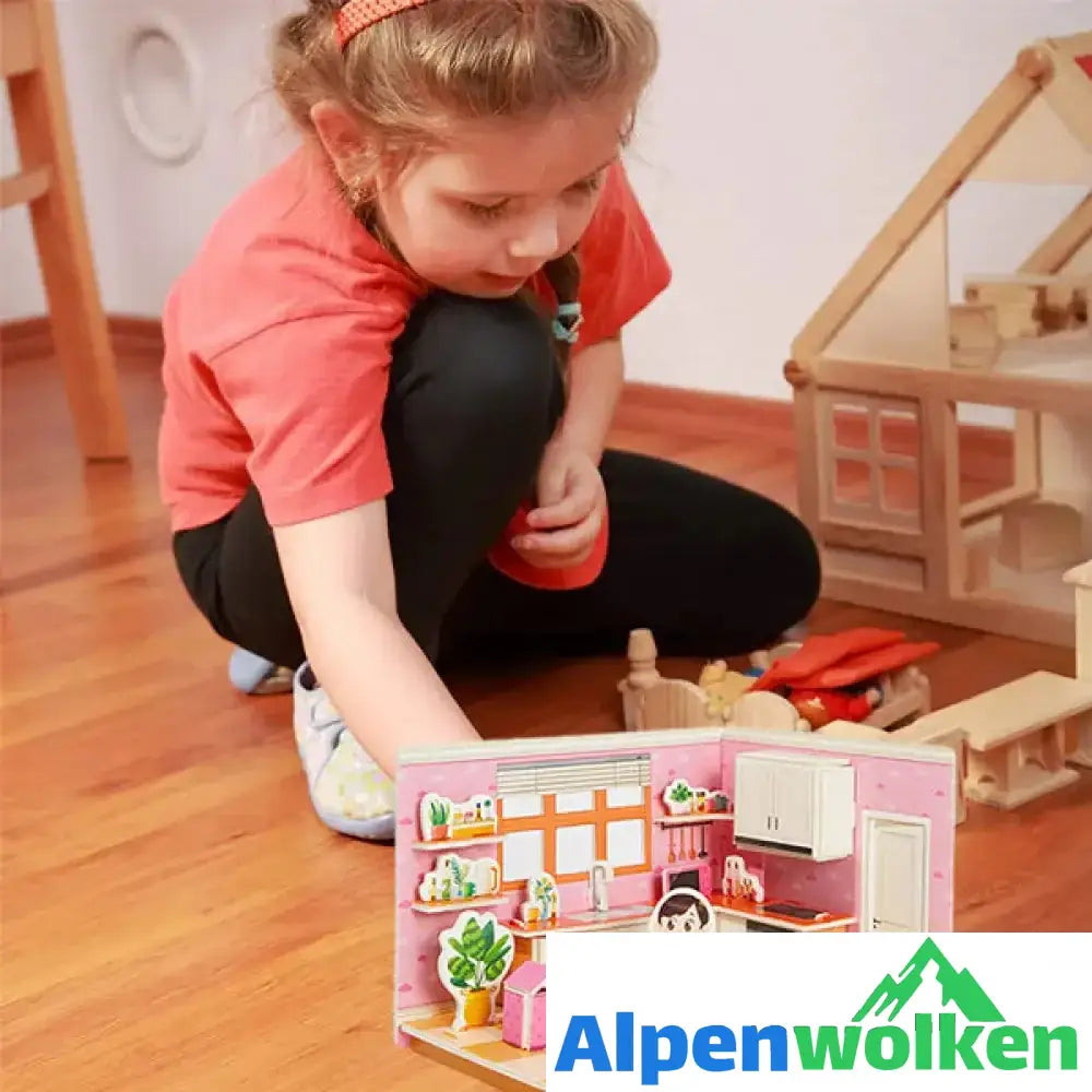 Alpenwolken - 3D Stereoskopisches Puzzle