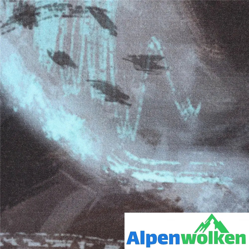 Alpenwolken - 3D Wolf Bettbezug