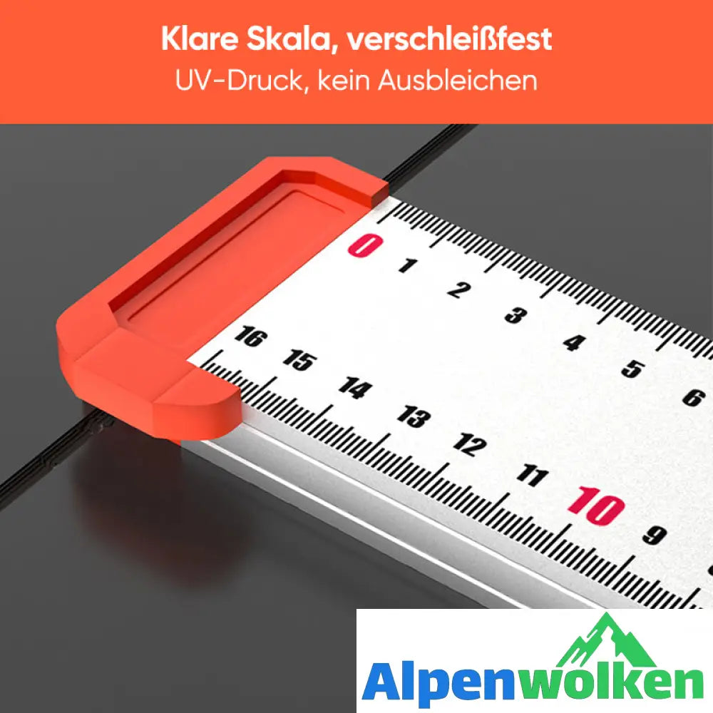 Alpenwolken - 4-IN-1 Bohrer-Positionierungslineal