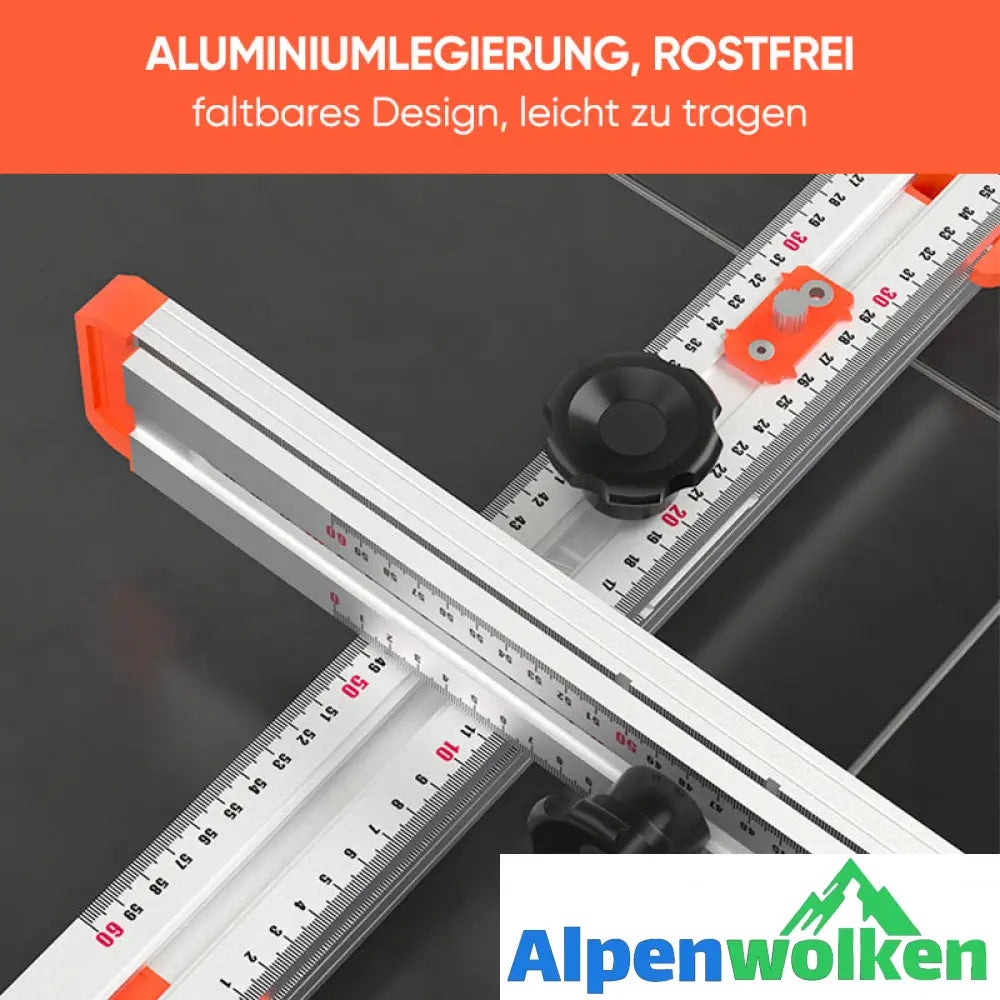 Alpenwolken - 4-IN-1 Bohrer-Positionierungslineal