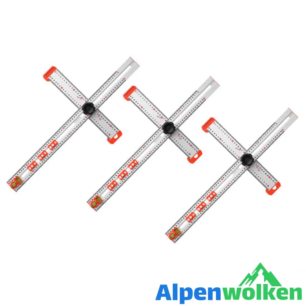 Alpenwolken - 4-IN-1 Bohrer-Positionierungslineal