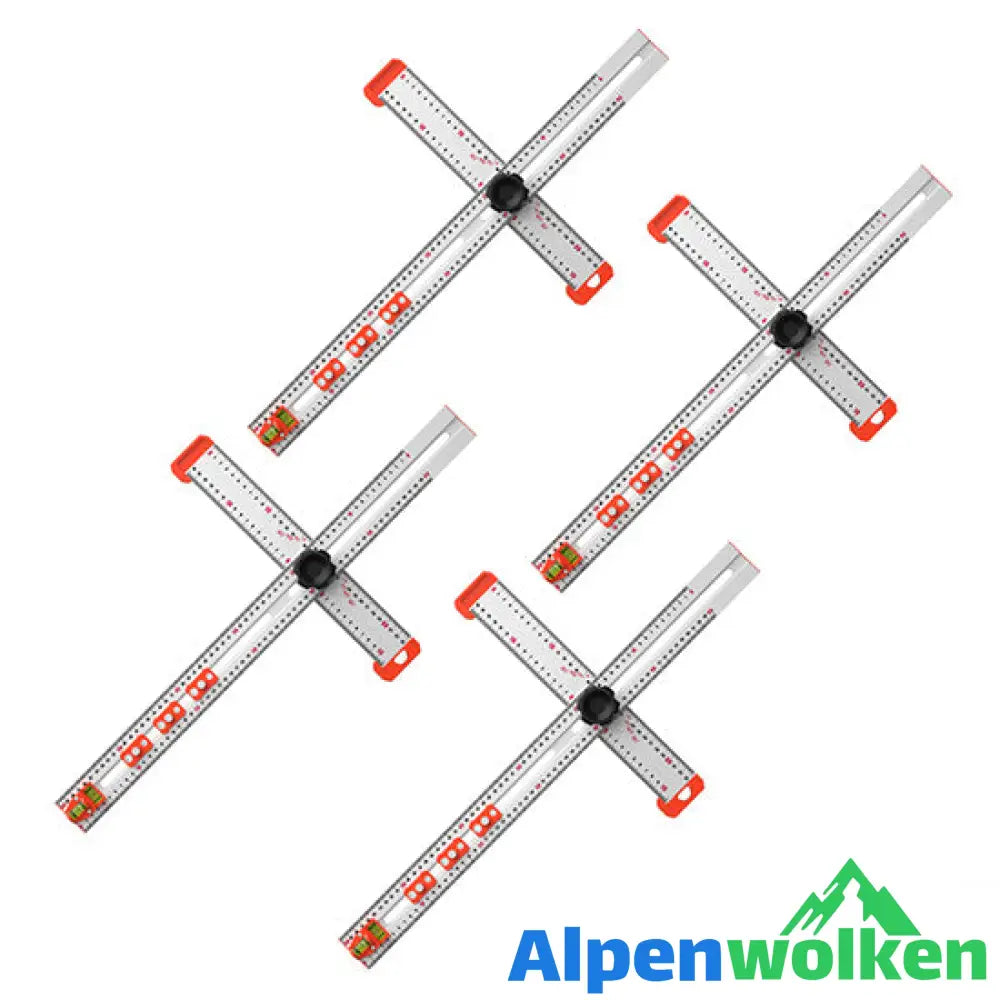 Alpenwolken - 4-IN-1 Bohrer-Positionierungslineal