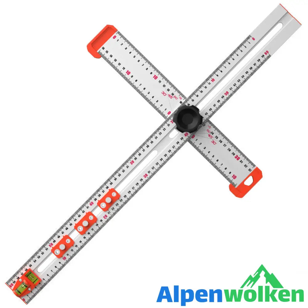 Alpenwolken - 4-IN-1 Bohrer-Positionierungslineal