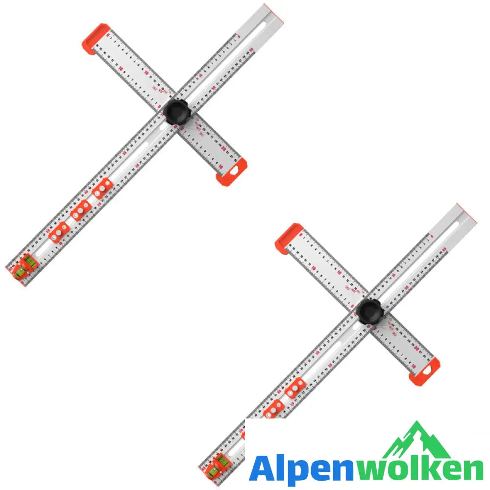 Alpenwolken - 4-IN-1 Bohrer-Positionierungslineal